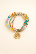 Crystal Harmony Tree of Life Bracelet