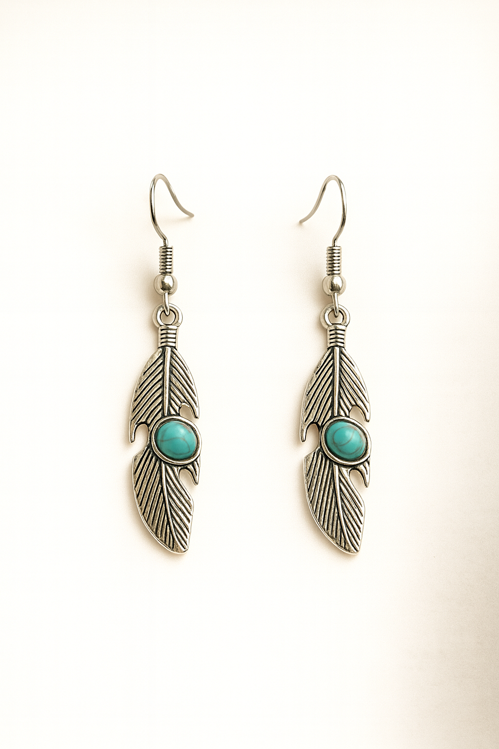 Feather Turquoise Drops